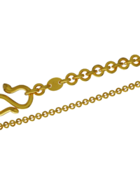 Anker-kette-Feingold-4,5mm-45cm