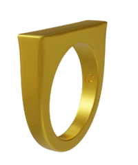 Ring-Eckig-Feingold von CHRYSOPEE